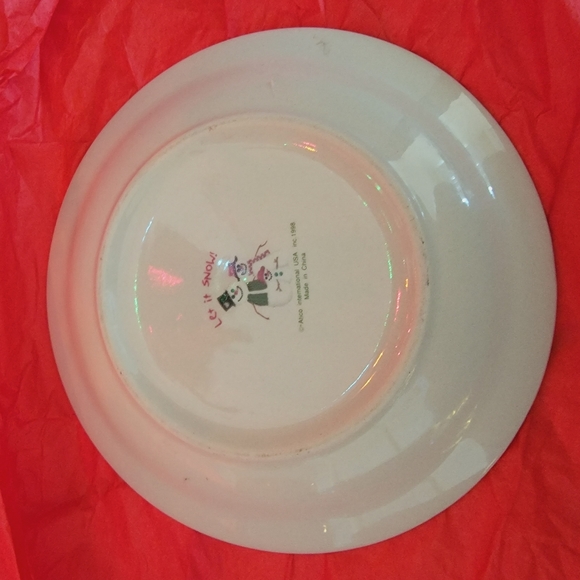 LET IT SNOW  child plate set - Picture 9 of 16